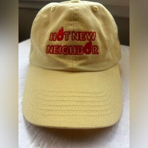 Yellow 'Hot New Neighbor' Cap